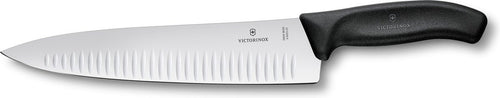 Victorinox Chef's Knife with indentations 25cm 'Swiss Classic Black'