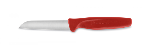Cuchillo pelador Wüsthof «Create» rojo de 8 cm