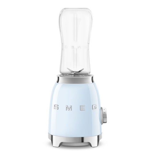 Smeg Personal Blender 0.6L + 1 To-Go Bottle 'Pastel Blue' PBF00PBEU