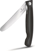 Victorinox Foldable Serrated Tomato Knife 11cm 'Swiss Classic Black'