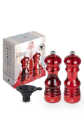 Peugeot Duo Salt and Pepper Mill Set Acrylic Red 18 cm 'Podium'