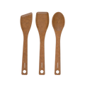 Combekk Wooden Spatula Set 3-piece 'Brown'