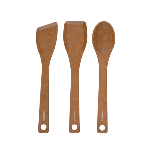 Combekk Wooden Spatula Set 3-piece 'Brown'