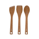 Combekk Wooden Spatula Set 3-piece 'Brown'