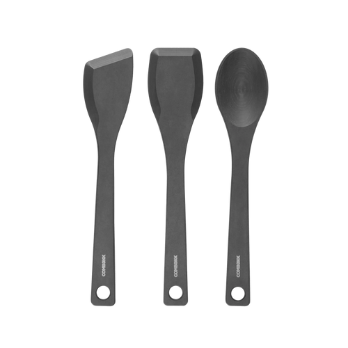 Combekk Wooden Spatula Set 3-piece 'Black'