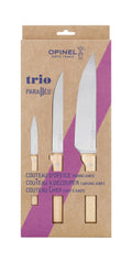 Opinel 3-Piece Parallèle Knife Set