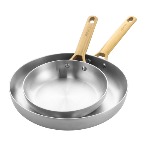 Greenpan Frying Pan Set Stainless Steel 20/28cm 'Padova Reserve'