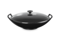 Le Creuset Cast Iron Wok Ø36cm / 4.5L 'Matte Black'