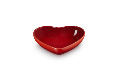 Le Creuset Heart-Shaped Deep Plate Ø20cm / 0.65L 'Cherry Red'