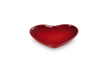Le Creuset Large Plate Heart Ø23cm 'Cerise'