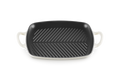 Le Creuset Rectangular Grill Pan 'Meringue'