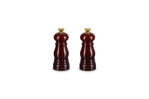 Le Creuset Pepper and Salt Mill Small 2 pc. 'Garnet'