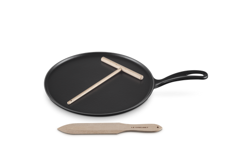 Le Creuset Cast Iron Crêpe Pan 'Matte Black' Ø27cm