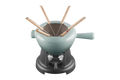 Le Creuset 6-Person Fondue Set 'Sea Salt'