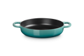 Le Creuset Shallow Casserole Two handles 'Riviera Blue' Ø28cm / 3.2L