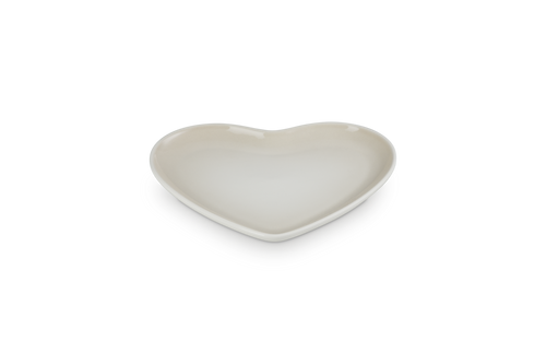 Le Creuset Large Heart Plate Ø23cm 'Shell Pink'