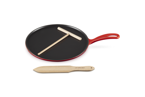 Le Creuset Cast Iron Crêpe Pan 'Cerise' Ø27cm