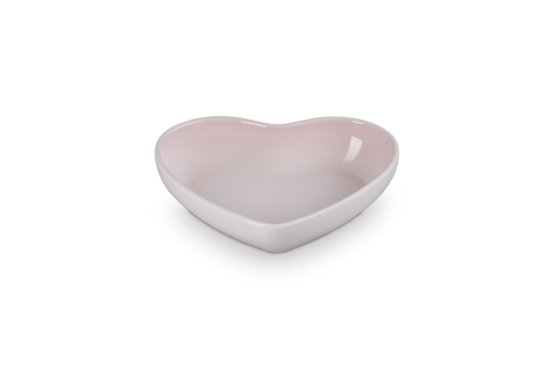 Le Creuset Deep Plate Heart Ø20cm / 0.65L 'Shell Pink'
