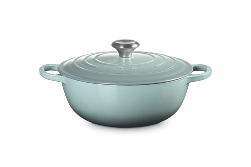 Le Creuset Signature Marmite Ø28cm / 4.9L 'Sea Salt'