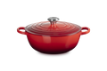 Le Creuset Signature Cast Iron Round Casserole 'Cerise' Ø26cm / 4.1L