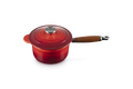 Le Creuset Signature Stainless Steel Saucepan Ø18cm / 1.8L 'Cherry Red'