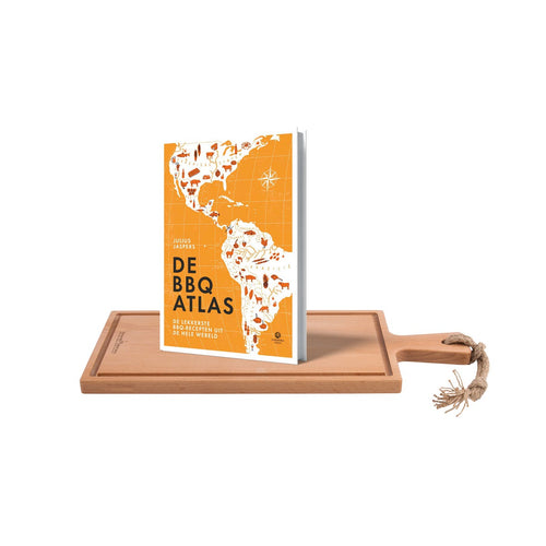 Bowls and Dishes Set - Pure Wood Steak Board PH1549 + The BBQatlas
