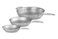 Le Creuset Frying Pan Set 20/24/28cm 'Classic 3-ply Stainless Steel'