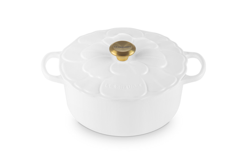 Le Creuset Signature Casserole Ø26cm / 5.3L 'White Blossom'