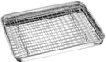 GEFU Baking Tray with Cooling Rack 31.5x24.5x2.5cm Stainless Steel