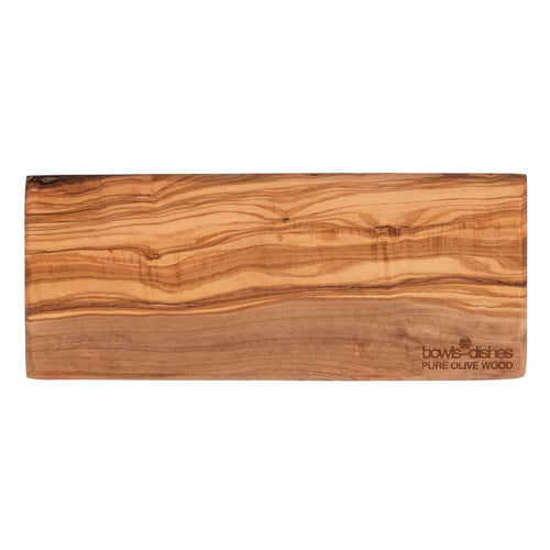 Bowls and Dishes Olive Wood Board Rectangular 35x12x1.5cm