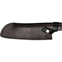 Forged Leather sheath Santoku knife 18cm