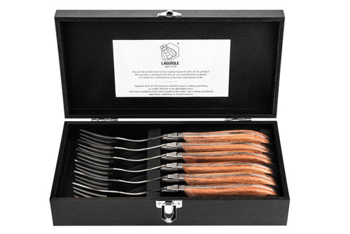 Laguiole Style de Vie Forks Pakka Rose 'Luxury Line'