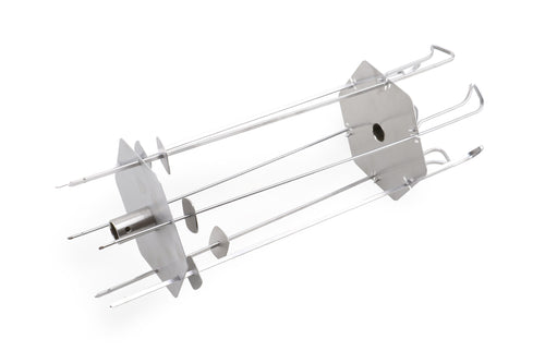 La grande griglia per spiedi per rotisserie Bastard