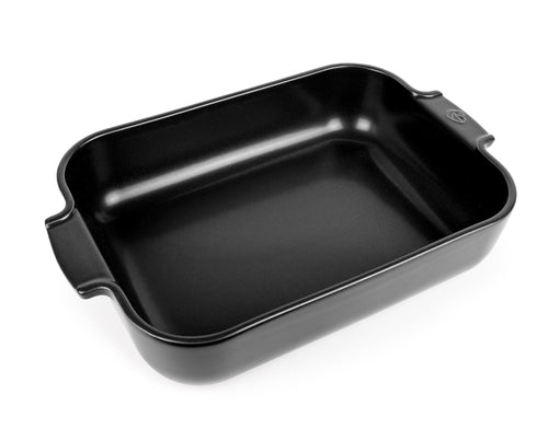 Appolia ovenschaal Satijn Zwart rechthoekig #47129165562204