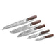 BARE Cookware 5-delige Messenset