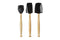Le Creuset Spatels Premium Spatelset 3st. 'Mat Zwart' 0630870314879 42830001400007 afbeelding